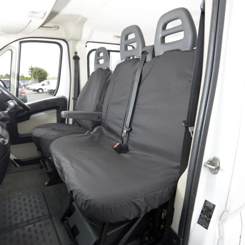 Fiat Ducato Van 2007-2022 Tailored Seat Covers - Three Front Seats - Image 4