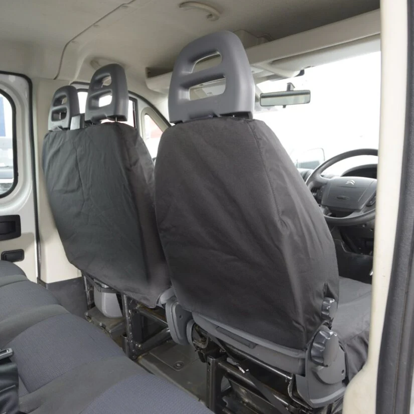 Fiat Ducato Van 2007-2022 Tailored Seat Covers - Three Front Seats - Image 5