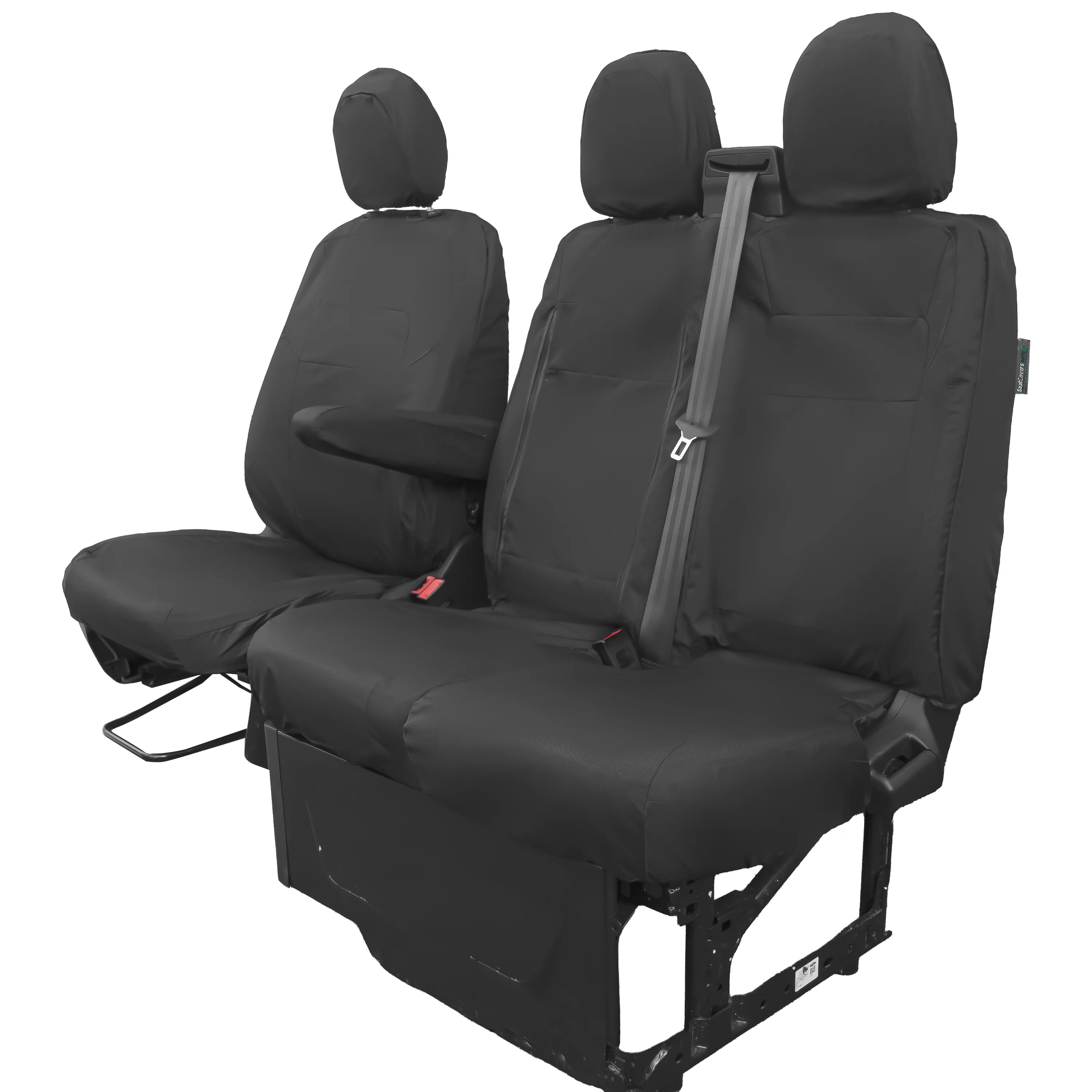 Ford Transit MK9 Van 2019+ Tailored  Seat Cover - Three Front Seats - Image 2