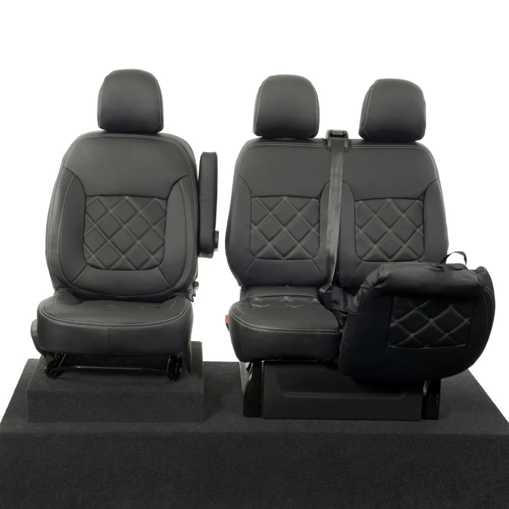 Nissan NV300 2016-2022 Leatherette Seat Covers - Front - Image 3