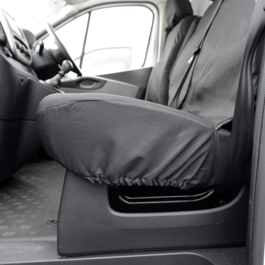 Nissan NV400 Van 2011-2022 Tailored Seat Covers - Three Front Seats No Folding Middle Seat - Image 5