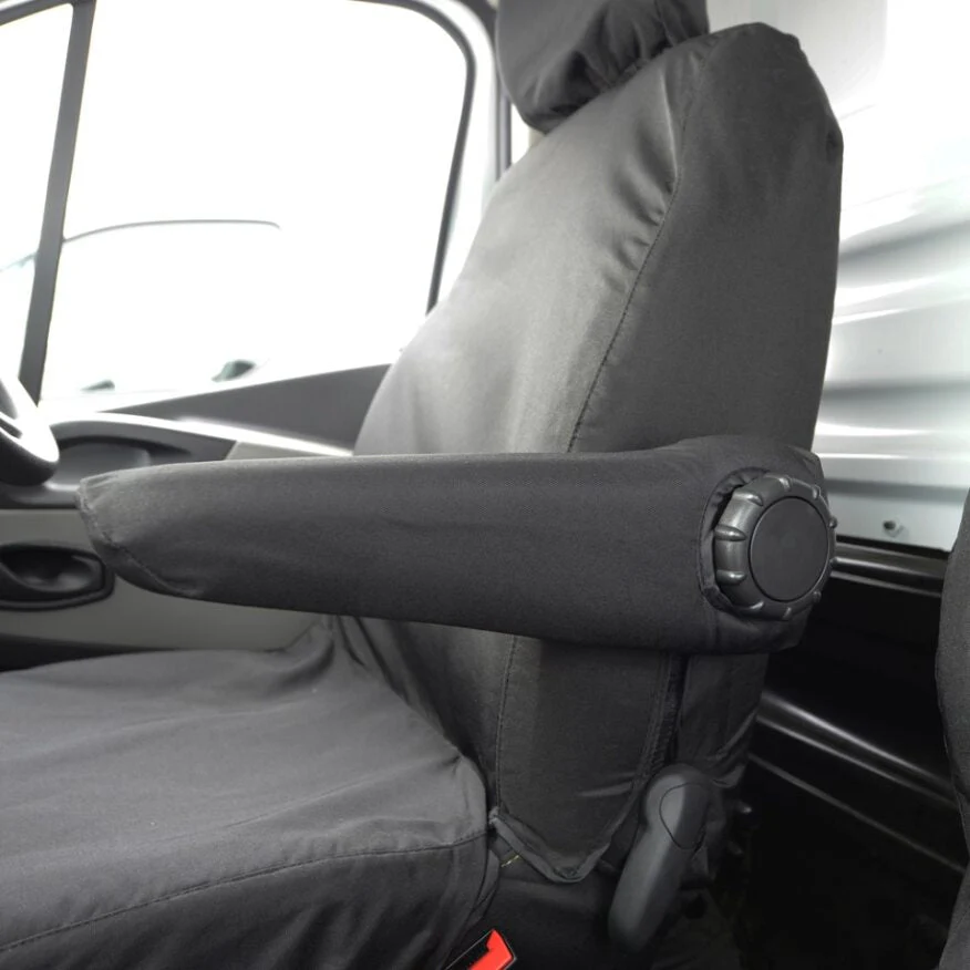 Nissan Primastar Van 2021+ Tailored Seat Covers - Three Front Seats Three Front Seats No Under Seat Storage - Image 4