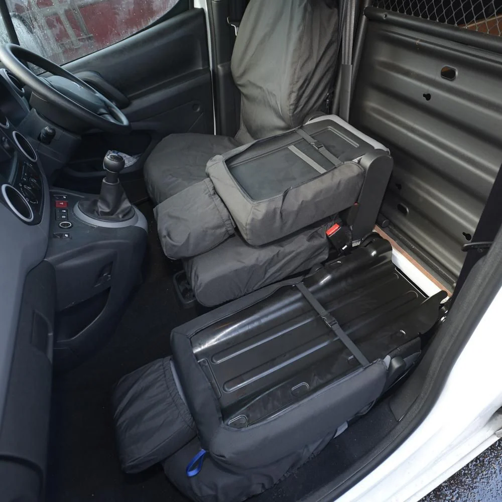Peugeot Partner Van 2008-2018 Tailored Seat Covers - Three Front Seats - Image 3