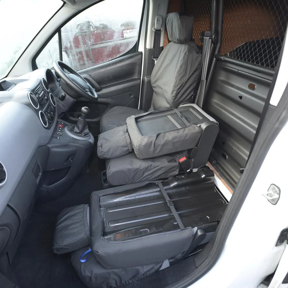 Peugeot Partner Van 2008-2018 Tailored Seat Covers - Three Front Seats - Image 5