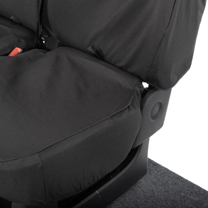 Renault Master Van 2010-2022 Tailored Seat Covers - Three Front Seats Folding Middle Seat Two Piece Passenger Base - Image 4