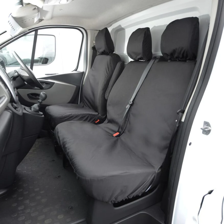 Renault Master Van 2010-2022 Tailored Seat Covers - Three Front Seats No Folding Middle Seat - Image 3