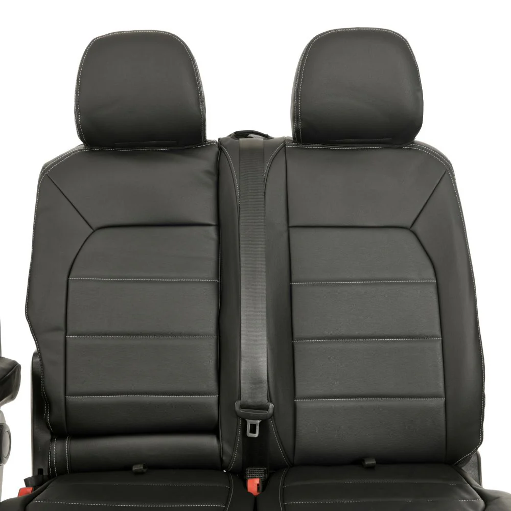 Volkswagen Crafter Van 2006-2017 Leatherette Seat Covers - Front - Image 3