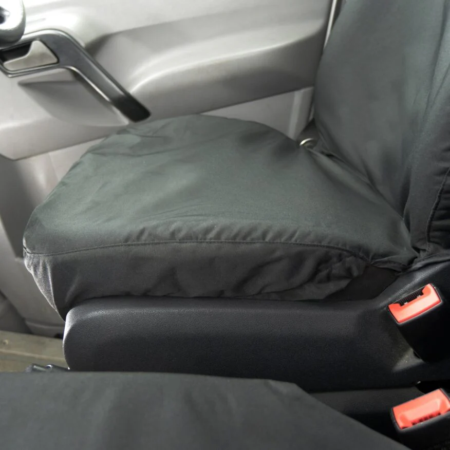 Volkswagen Crafter Van 2006-2017 Tailored Seat Covers - Three Front Seats With Work Tray - Image 3