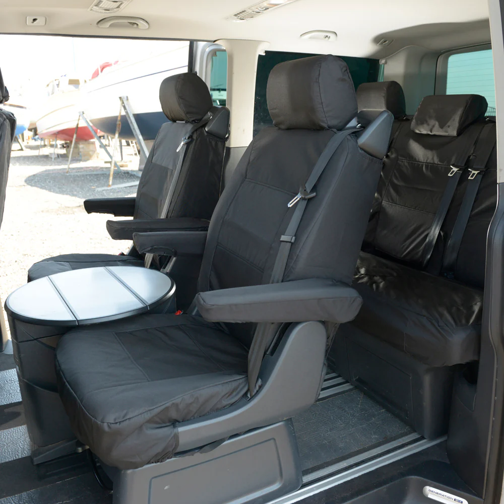 Volkswagen T5 Caravelle 2009-2015 Tailored Seat Covers - Second Row One Single Seats left Side - Image 3