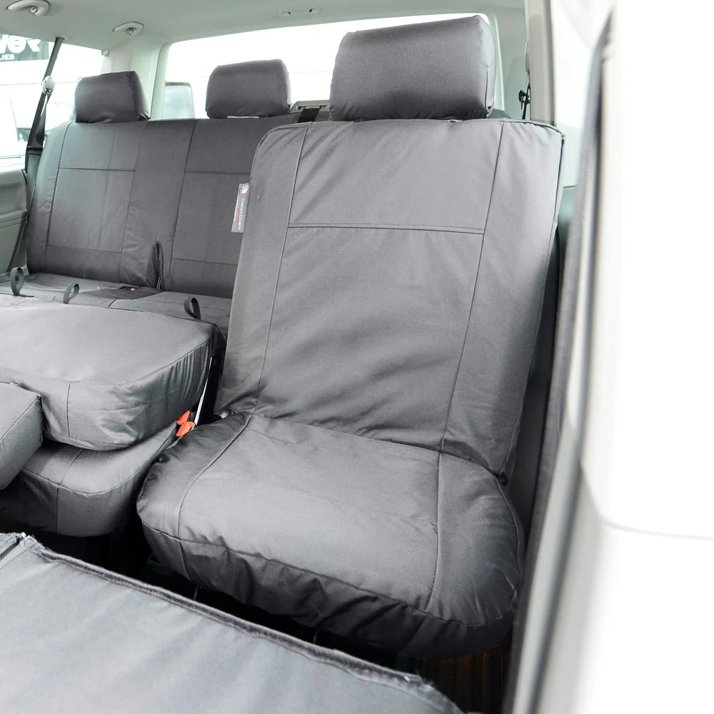Volkswagen Transporter T5 Shuttle Minibus 2004-2015 Tailored  Seat Covers - Rear Single Seat Second Row - Image 6