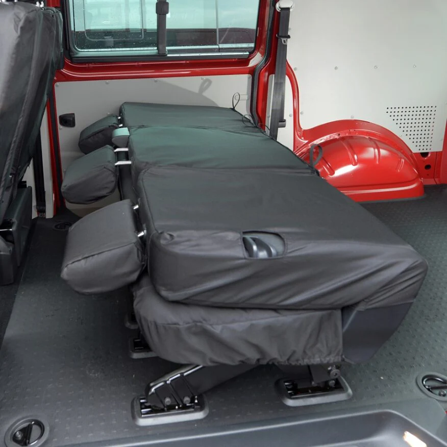 Volkswagen Transporter T6 Kombi Van 2015-2019 Tailored Seat Covers - Rear Three Single Seat Second Row - Image 5